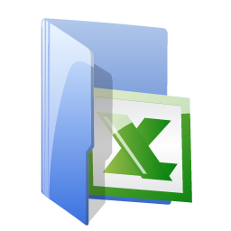 BlueExcelFolder